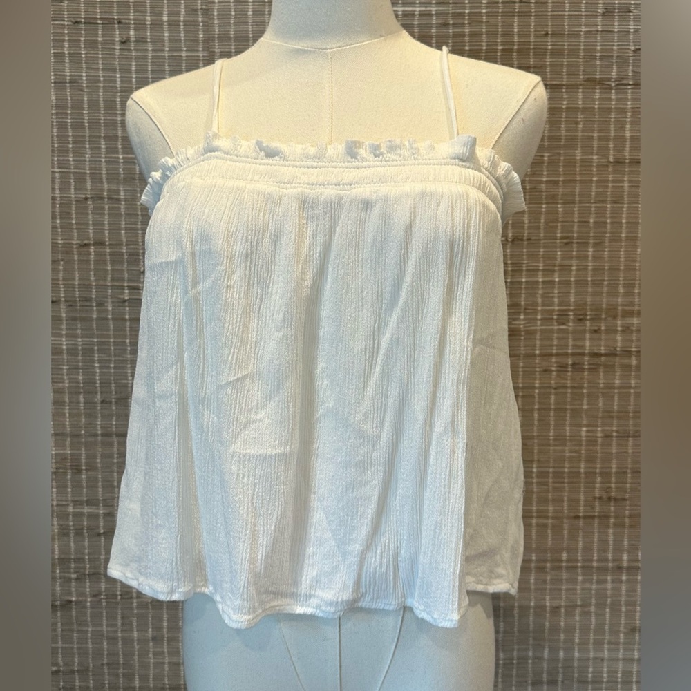 Z Supply White Spaghetti Strap Tank Top